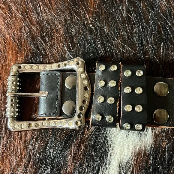 Ed hardy studded belt L leather Vintage - Picture 7 of 12